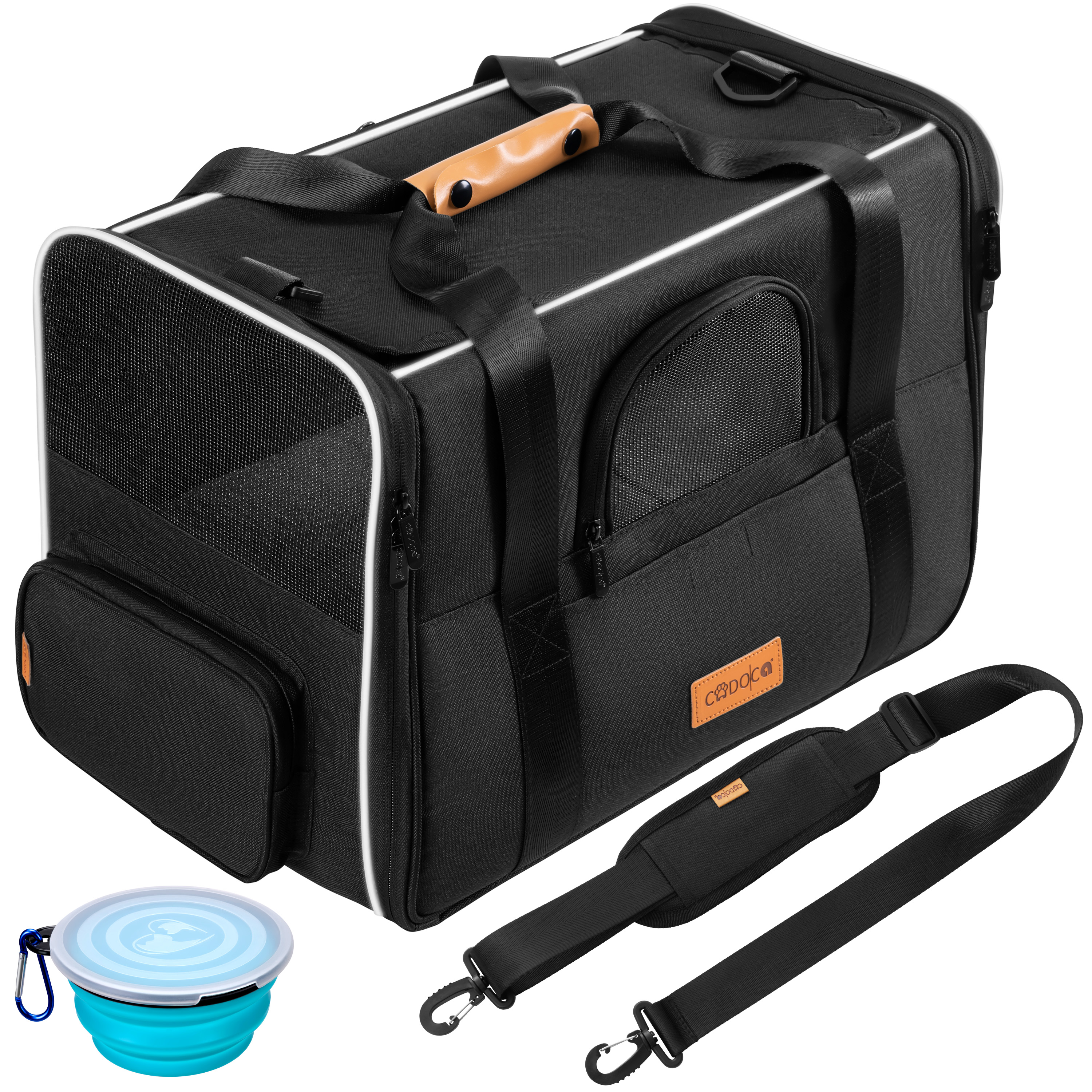 Katzentransportbox Anthrazit 44x34x31cm bis 20kg – Bild 2
