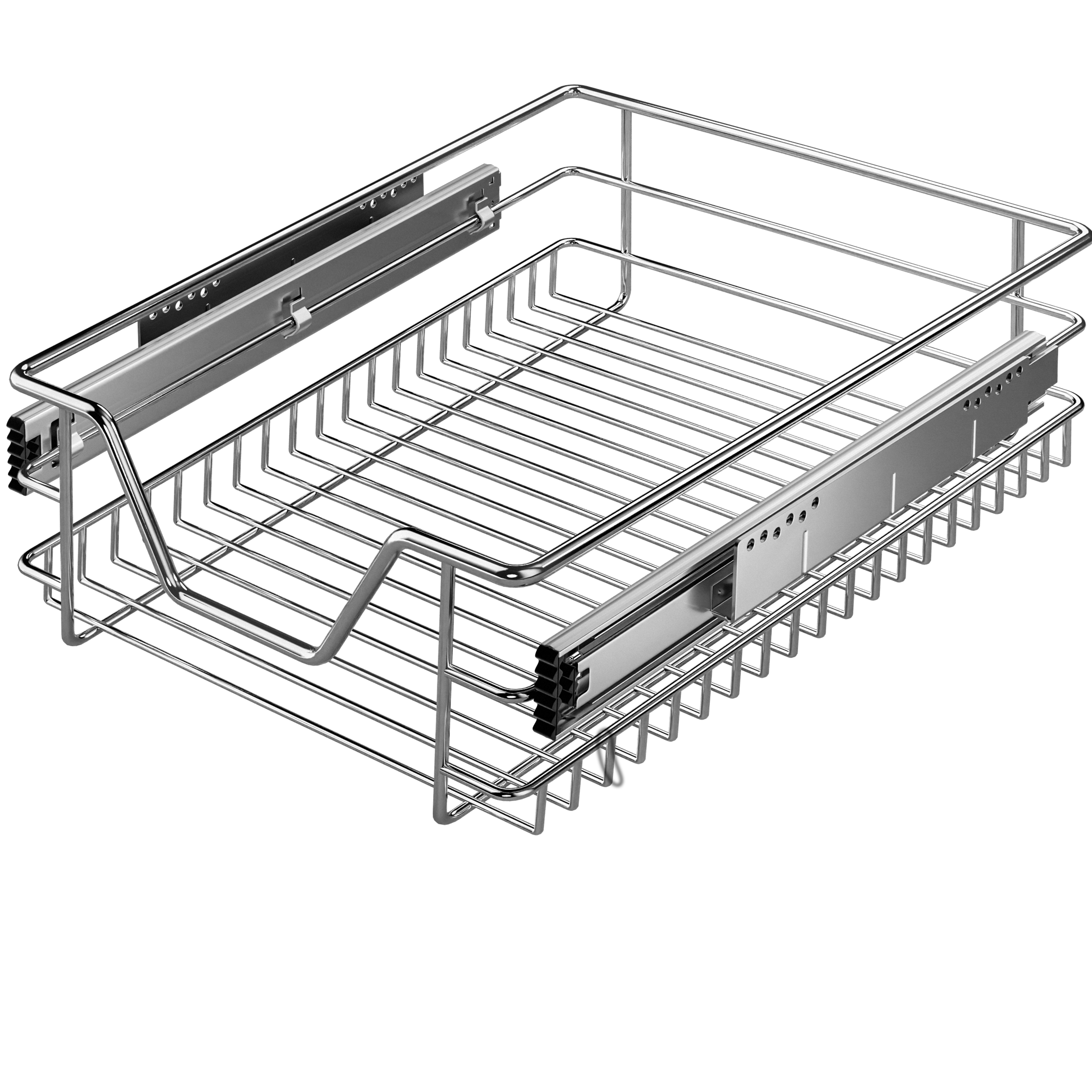 Teleskopschublade 4er-Set 40cm Schrankbreite Außenmaß – Bild 2
