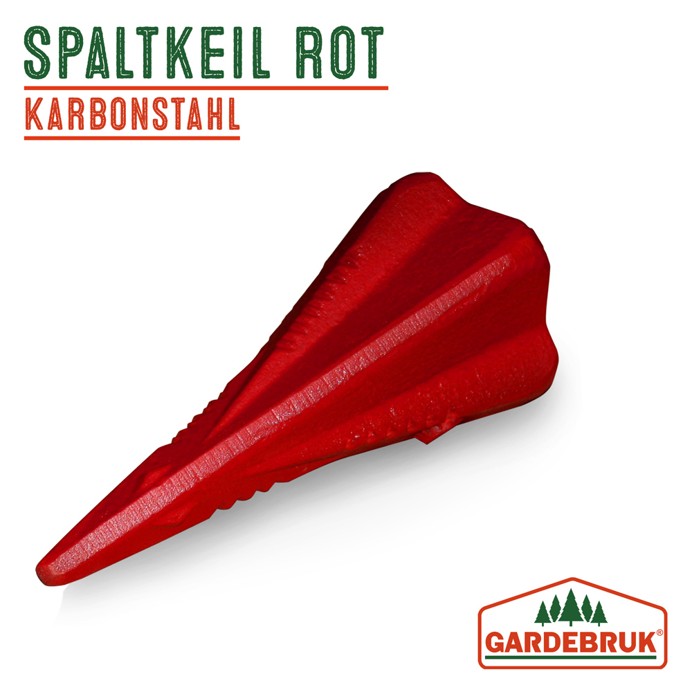 Spaltkeil 3er-Set Rot Karbonstahl – Bild 2