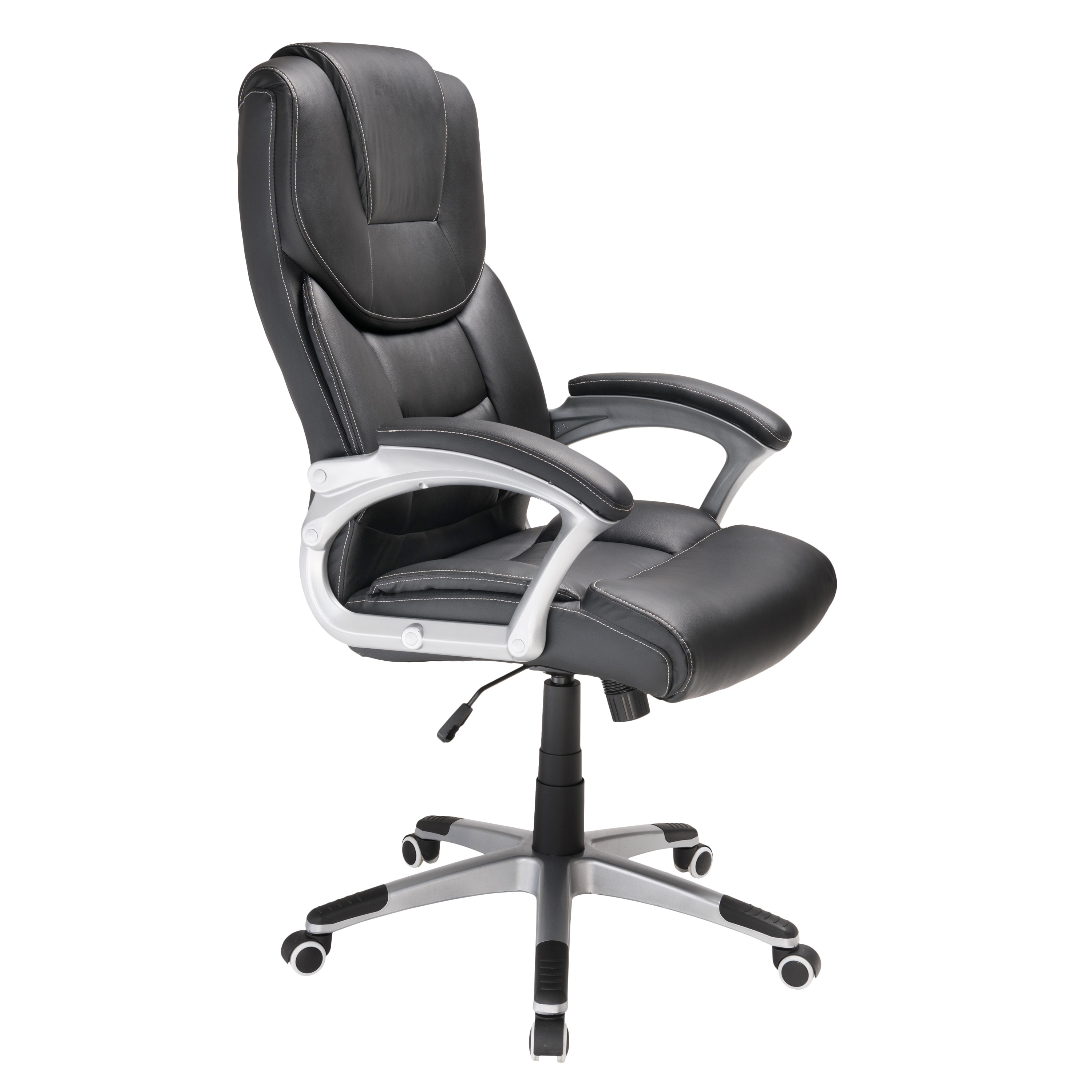 Bürostuhl Mailand Schwarz 120kg 74x67x111-121cm – Bild 2