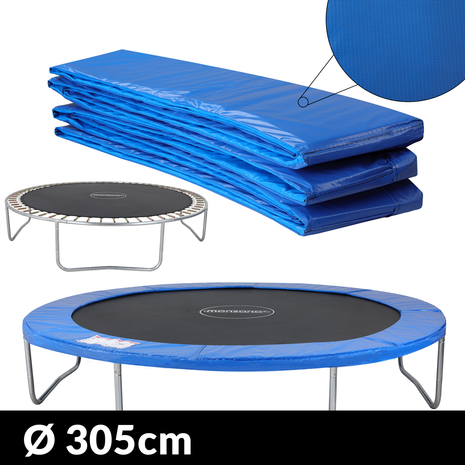 Trampolin Randabdeckung Blau Ø305cm Trampolin Randabdeckung Blau Ø305cm