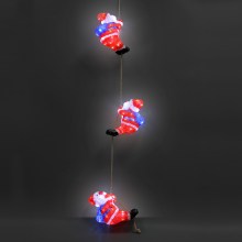 LED Acryl Figur Weihnachtsmann Trio LED Acryl Figur Weihnachtsmann Trio