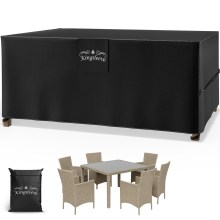 Abdeckplane Sitzgruppe Anthrazit 180x120x74cm 9100mm Wassersäule Abdeckplane Sitzgruppe Anthrazit 180x120x74cm 9100mm Wassersäule