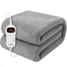 Heizdecke Fleece Grau 180x130cm Heizdecke Fleece Grau 180x130cm