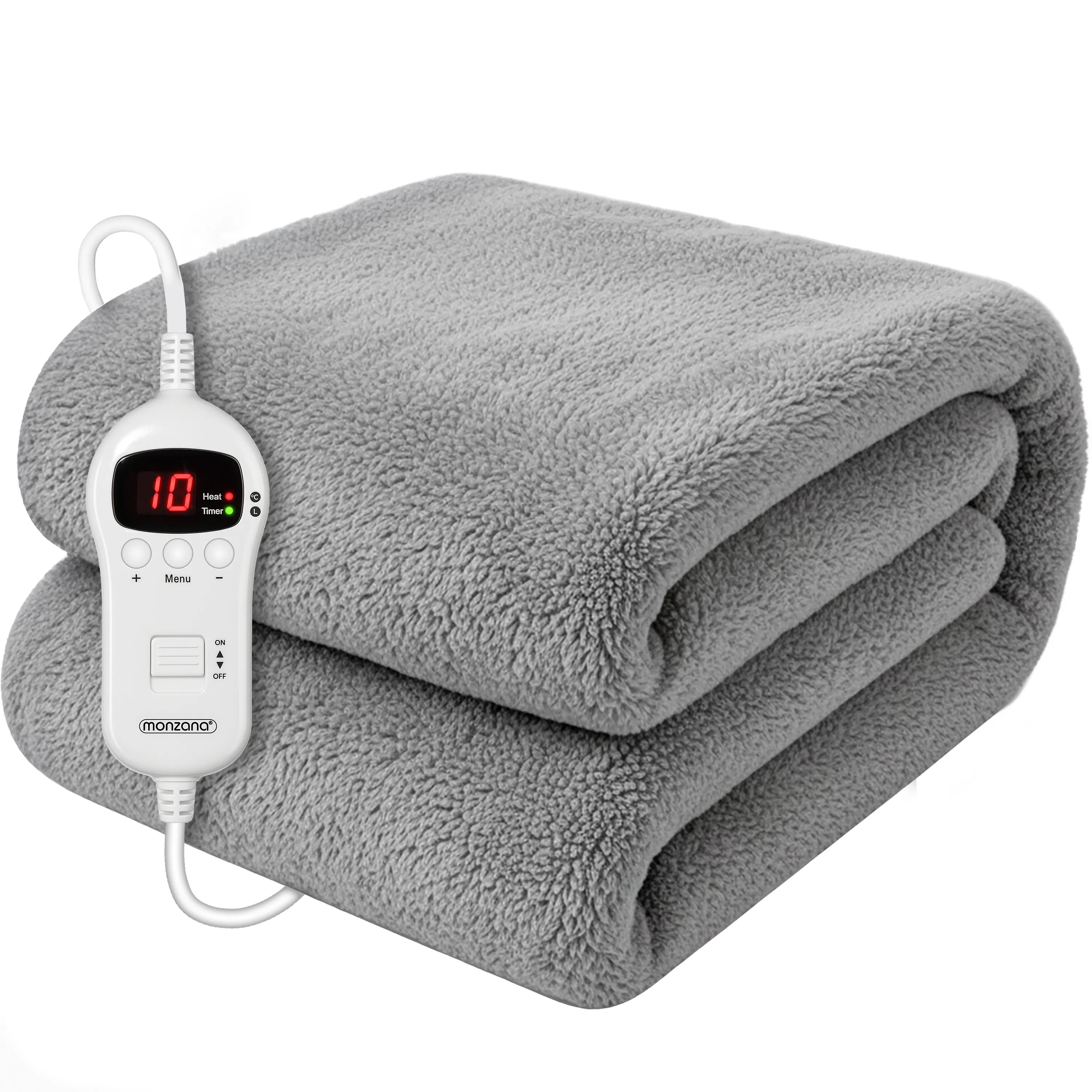 Heizdecke Fleece Grau 180x130cm Heizdecke Fleece Grau 180x130cm