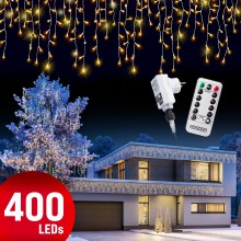 Regenlichterkette LED Warmweiß 15m Fernbedienung Regenlichterkette LED Warmweiß 15m Fernbedienung