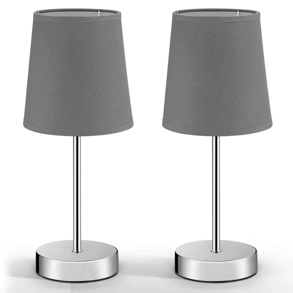 Tischlampe Lumière 2er-Set Grau Tischlampe Lumière 2er-Set Grau