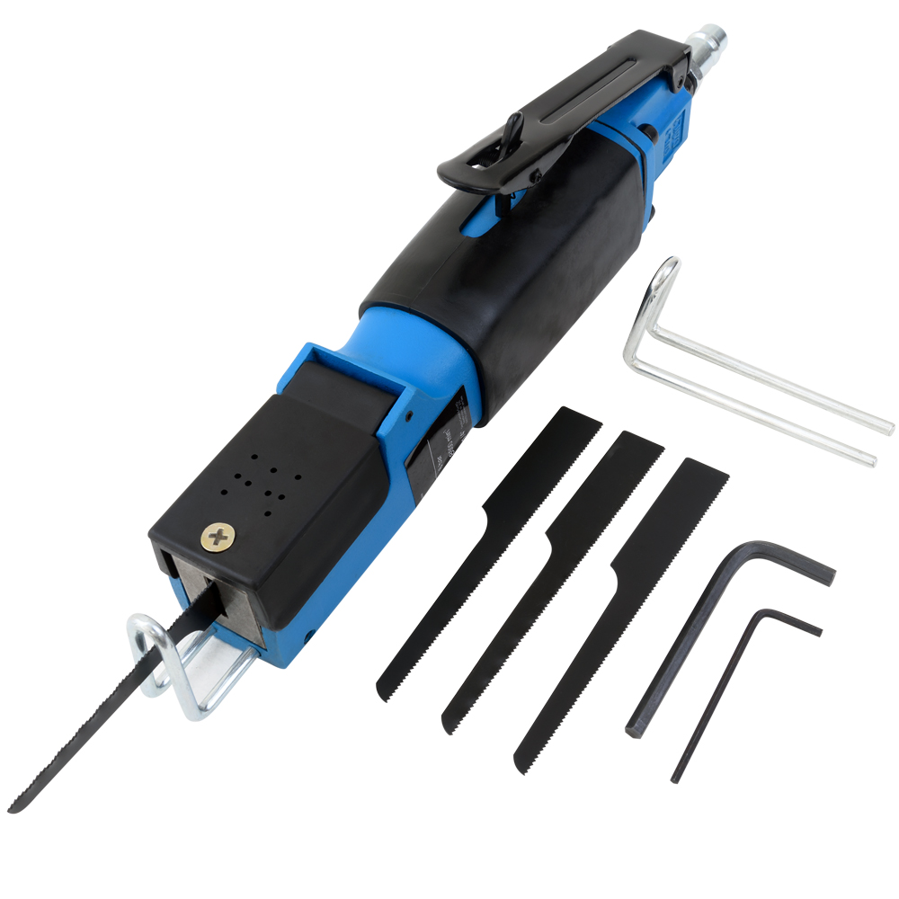 Druckluftschlauch-Aufroller 10m + Drukluft-Karosseriesäge – Bild 2