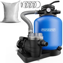 Sandfilteranlage 13200 L/h mit Vorfilter/Filterglas Sandfilteranlage 13200 L/h mit Vorfilter/Filterglas