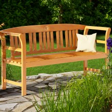 Gartenbank Rose Eukalyptusholz FSC®-zertifiziert 157x45x82cm Gartenbank Rose Eukalyptusholz FSC®-zertifiziert 157x45x82cm