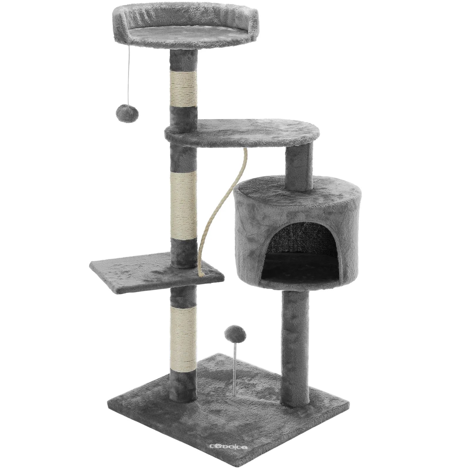 Kratzbaum Silbergrau 112cm Kratzbaum Silbergrau 112cm