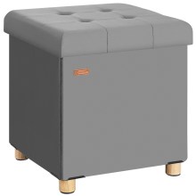 Sitzhocker Anthrazit Samt 42x38x38cm faltbar Sitzhocker Anthrazit Samt 42x38x38cm faltbar