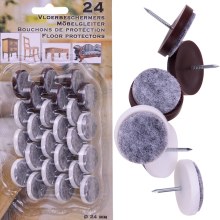 24 Filzgleiter mit Nagel - 24mm Durchmesser 24 Filzgleiter mit Nagel - 24mm Durchmesser