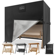 Abdeckplane Hollywoodschaukel Anthrazit 175x125x160cm 9100mm Wassersäule Abdeckplane Hollywoodschaukel Anthrazit 175x125x160cm 9100mm Wassersäule