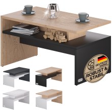 Couchtisch Sacramento Holz/Grau 95x55x50cm Couchtisch Sacramento Holz/Grau 95x55x50cm
