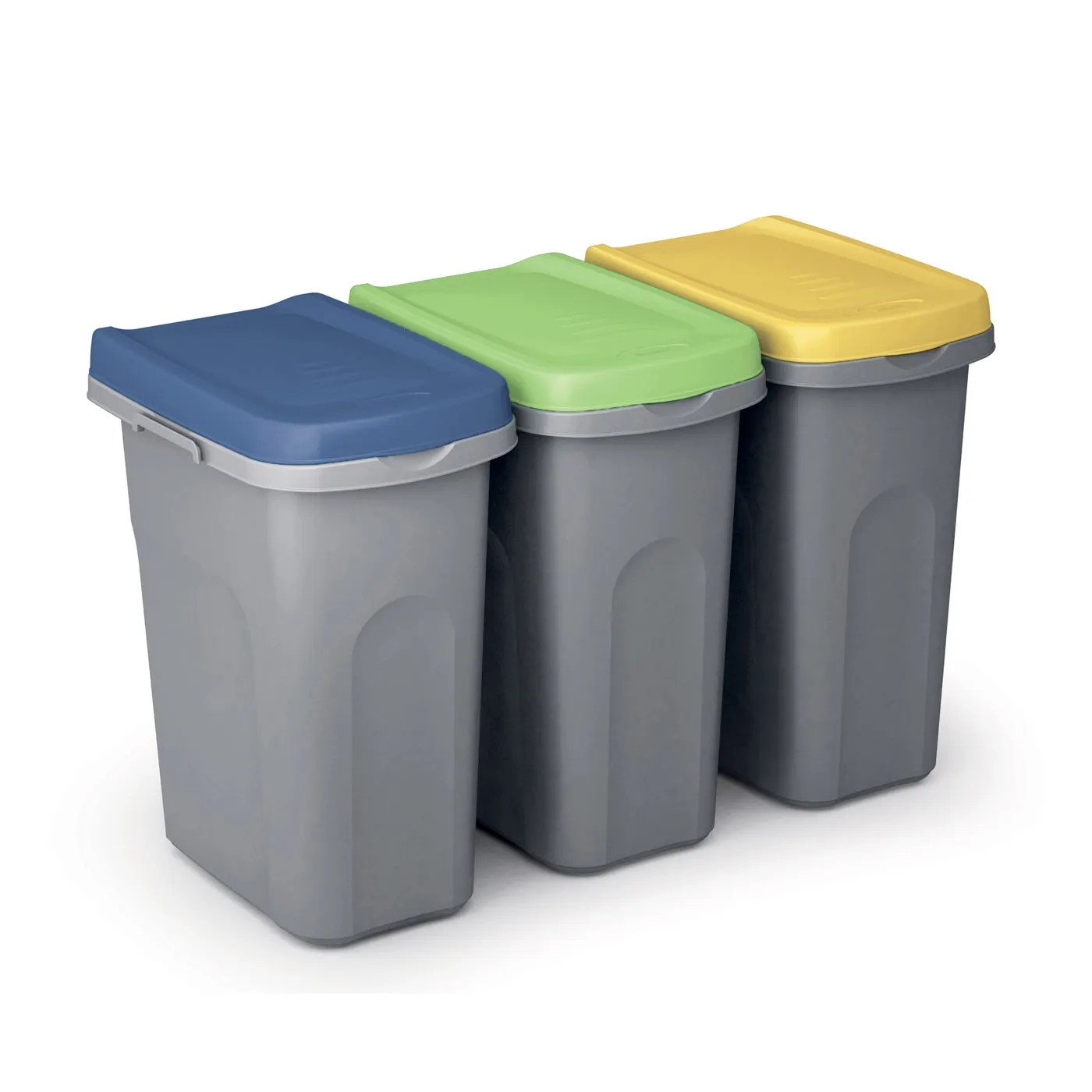 Mülleimer 3er-Set Kunststoff 25L Mülleimer 3er-Set Kunststoff 25L