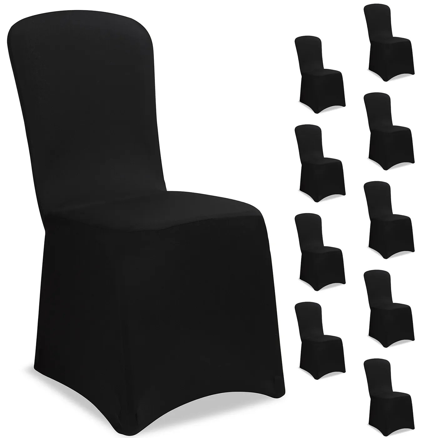 Stuhlhusse 10er-Set Schwarz Stuhlhusse 10er-Set Schwarz