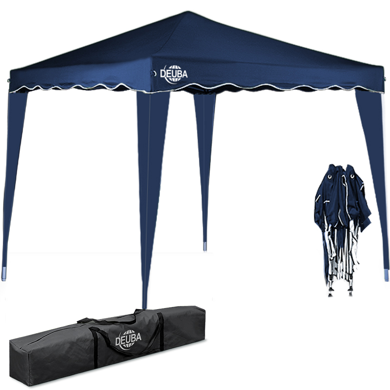Faltpavillon Capri Blau 3x3m inkl 4 Seitenwänden UV-Schutz 50+ – Bild 2