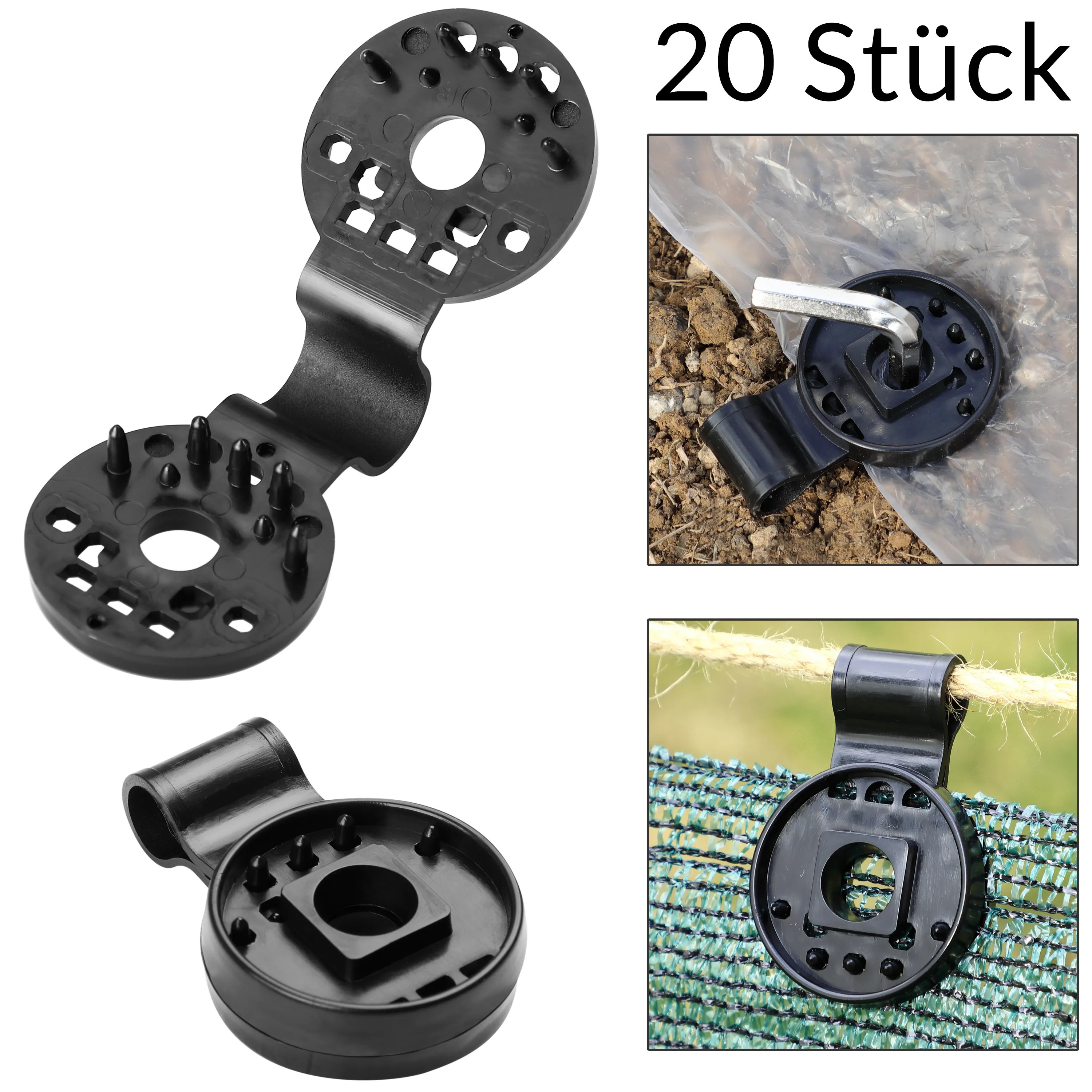 Befestigungsclips 20er-Set Befestigungsclips 20er-Set