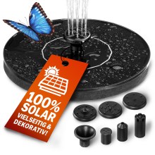 Solar Springbrunnen Schwarz 180L/h 160mm Solar Springbrunnen Schwarz 180L/h 160mm