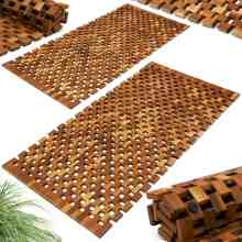 Badematte 2er-Set Akazie Mosaik FSC®-zertifiziert Badematte 2er-Set Akazie Mosaik FSC®-zertifiziert