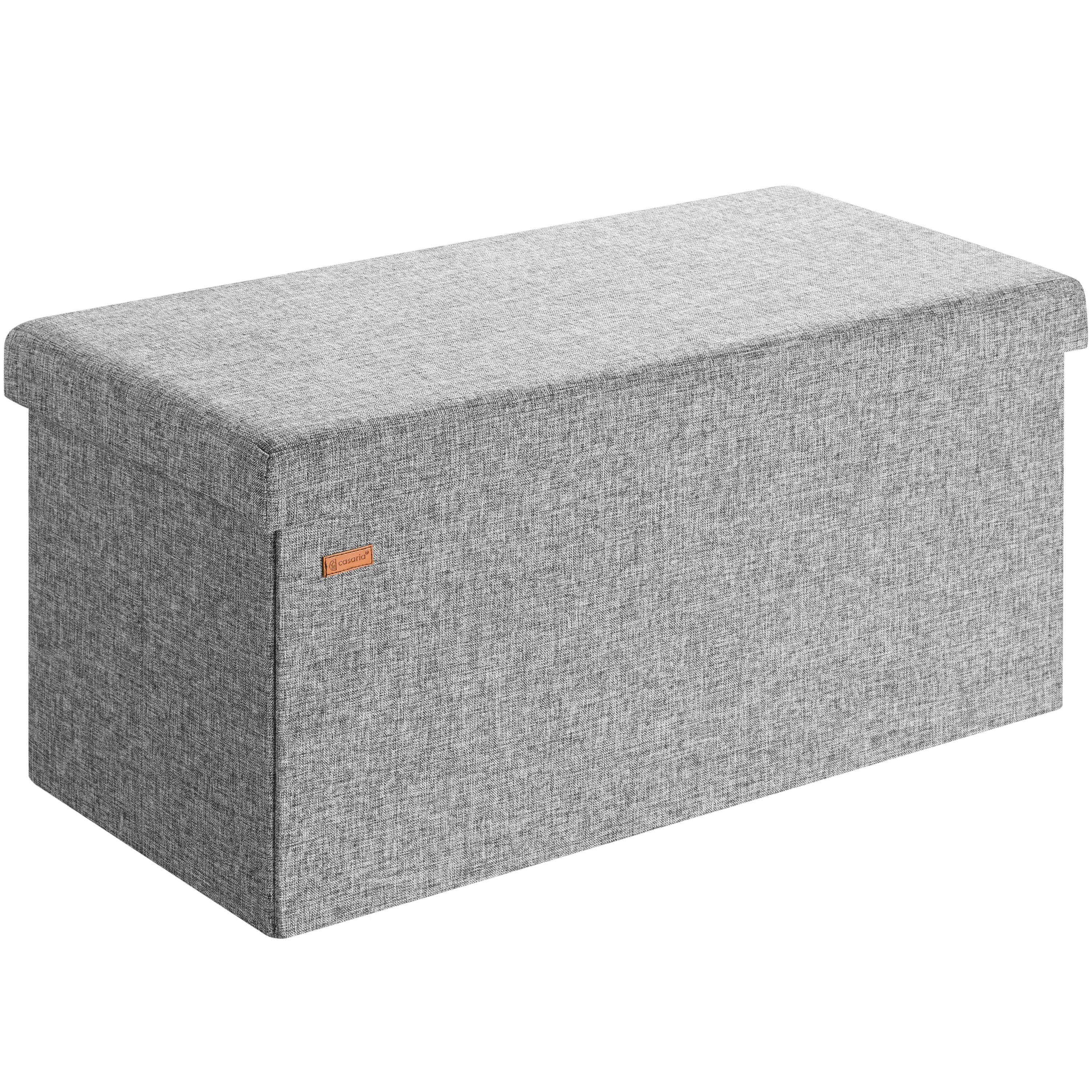 Sitzbank Grau 80x40x40cm MDF faltbar Sitzbank Grau 80x40x40cm MDF faltbar