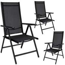 Gartenstuhl Bern 3er-Set Anthrazit Gartenstuhl Bern 3er-Set Anthrazit