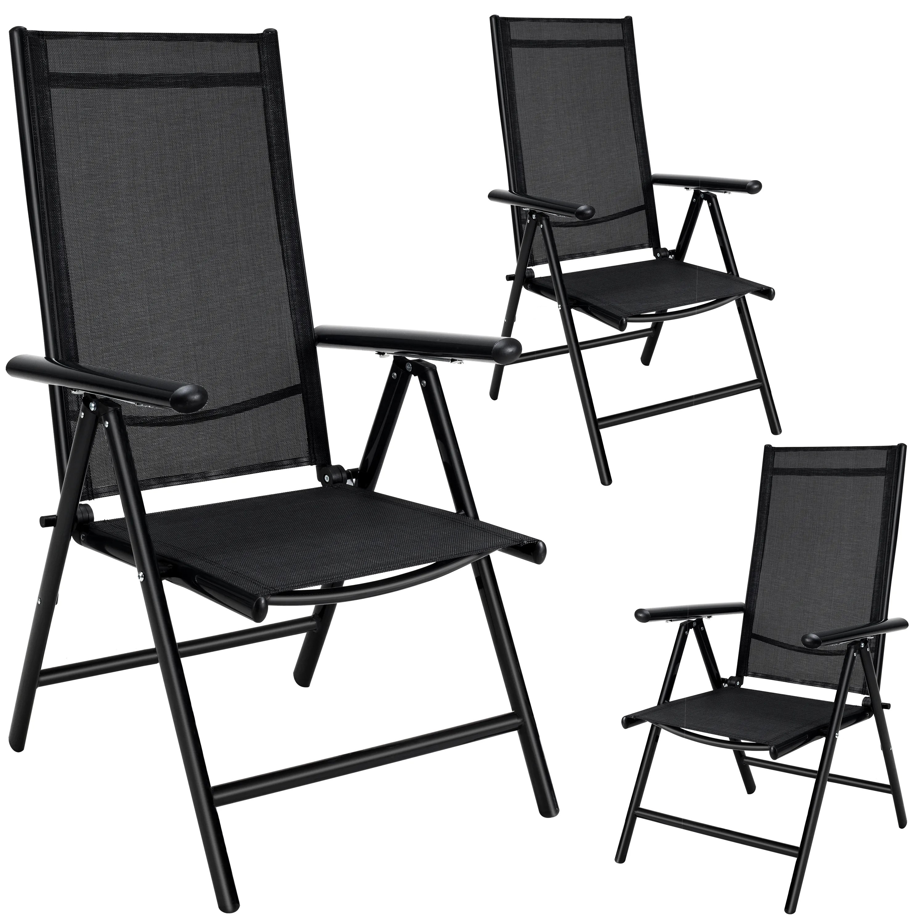 Gartenstuhl Bern 3er-Set Anthrazit Gartenstuhl Bern 3er-Set Anthrazit