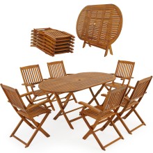 Garten-Sitzgruppe Boston 7-tlg Akazienholz Garten-Sitzgruppe Boston 7-tlg Akazienholz