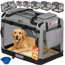 Hundebox faltbar XXXL 101x70x70cm Grau Hundebox faltbar XXXL 101x70x70cm Grau