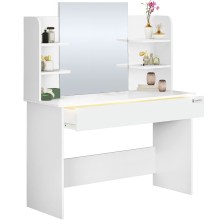 Schminktisch Lucia Weiß 140x110x40cm Schminktisch Lucia Weiß 140x110x40cm