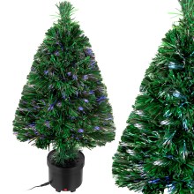 Künstlicher Weihnachtsbaum 66cm mit Glasfaserbeleuchtung in 9 Farben Künstlicher Weihnachtsbaum 66cm mit Glasfaserbeleuchtung in 9 Farben