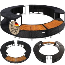 Polyrattan Pool Rahmen für LAY-Z-SPA Polyrattan Pool Rahmen für LAY-Z-SPA