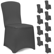 Stuhlhusse 10er-Set Anthrazit Stuhlhusse 10er-Set Anthrazit