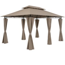 Pavillon Topas Taupe 3x4m UV-Schutz 50+ Pavillon Topas Taupe 3x4m UV-Schutz 50+