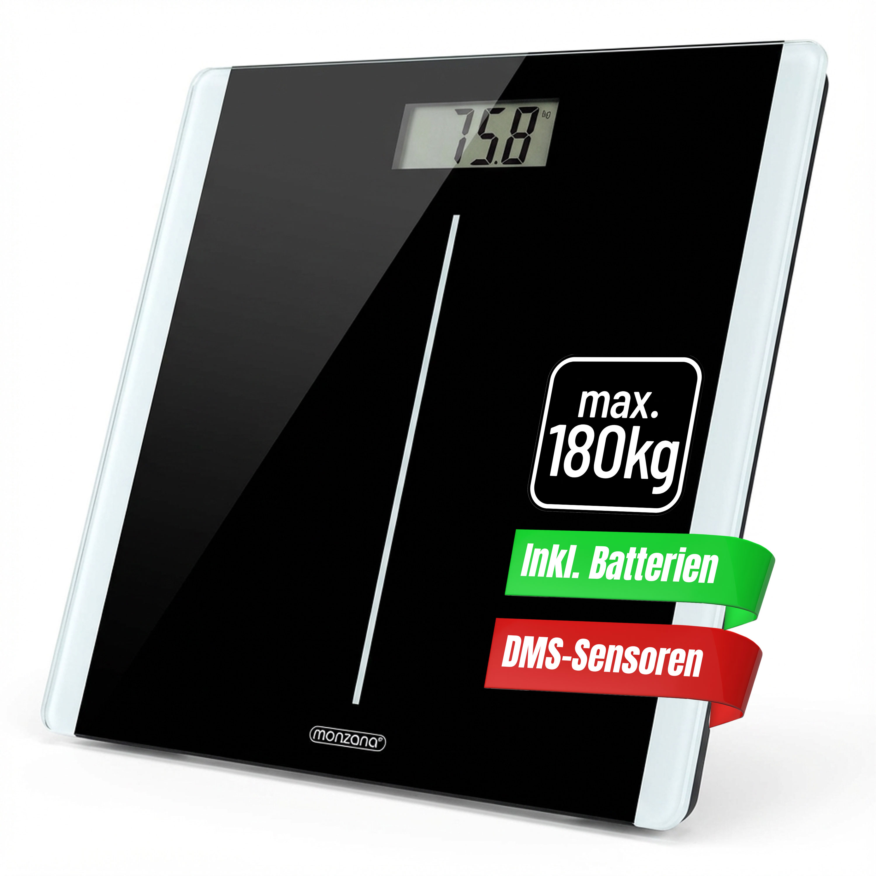 Digitale Personenwaage mit DMS-Sensorsystem - LCD Display – Bild 2