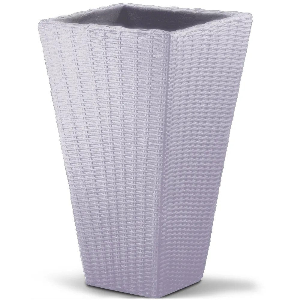 Blumentopf Sand Polyrattan-Optik 70x40x40cm Blumentopf Sand Polyrattan-Optik 70x40x40cm