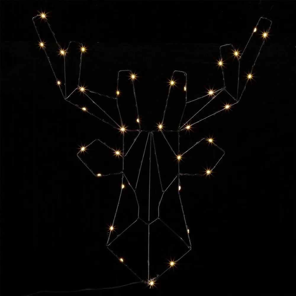 LED Rentier Weihnachten Metall Warmweiß LED Rentier Weihnachten Metall Warmweiß