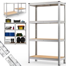 Schwerlastregal 160x90x40cm verzinkt 700kg Schwerlastregal 160x90x40cm verzinkt 700kg