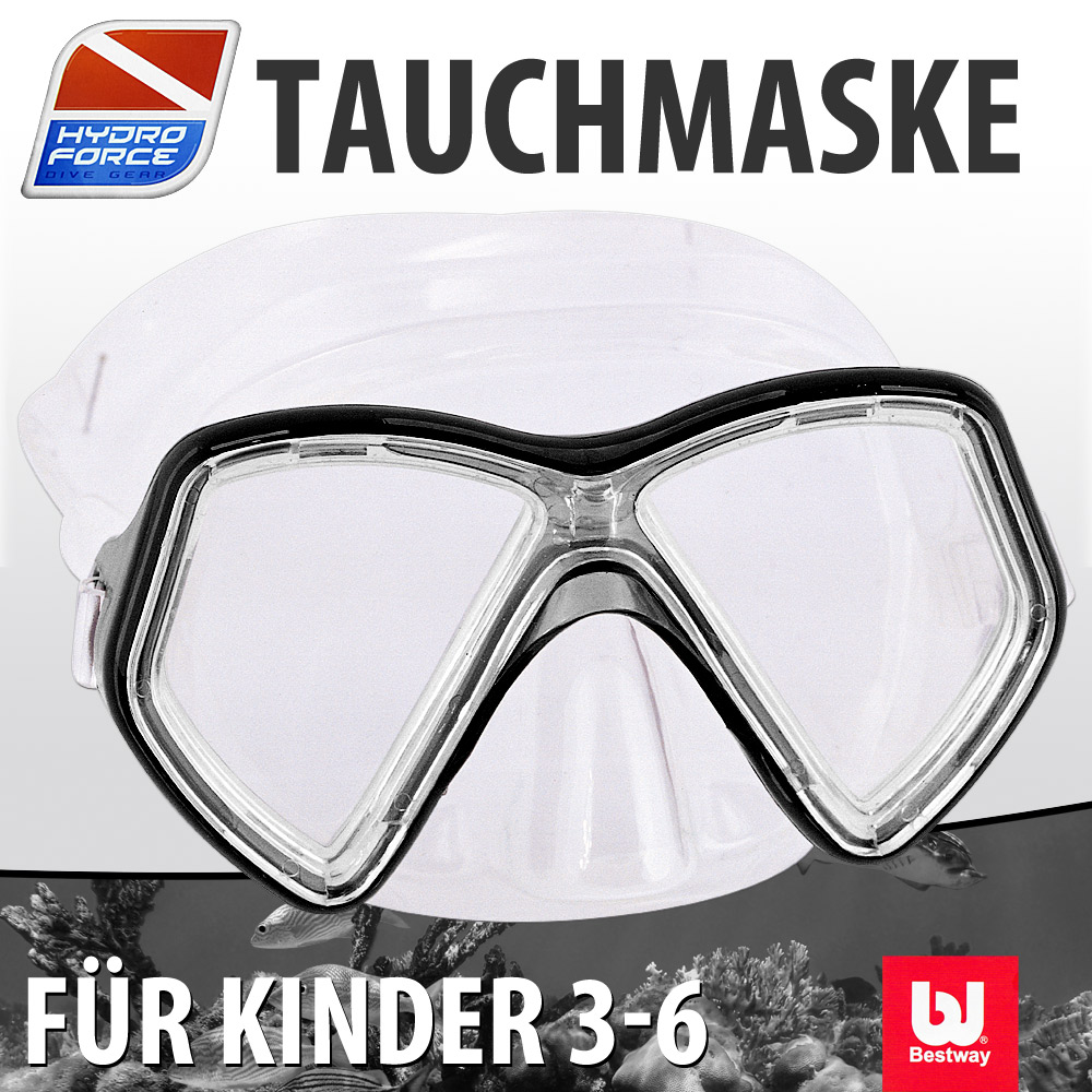 Tauchmaske Hydro-Force Marina Schwarz – Bild 2