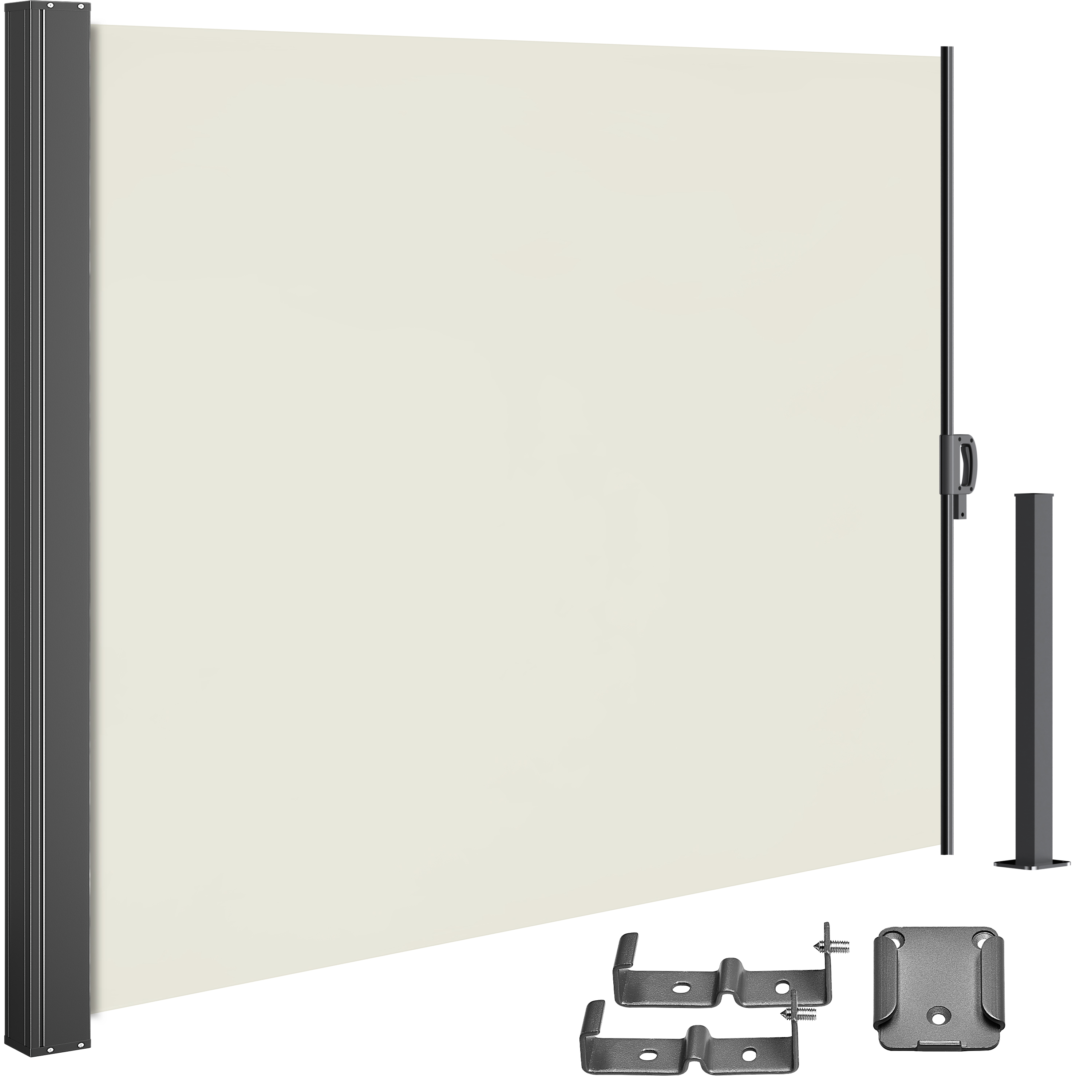 Seitenmarkise Nosara Creme 160x300cm ausziehbar Seitenmarkise Nosara Creme 160x300cm ausziehbar