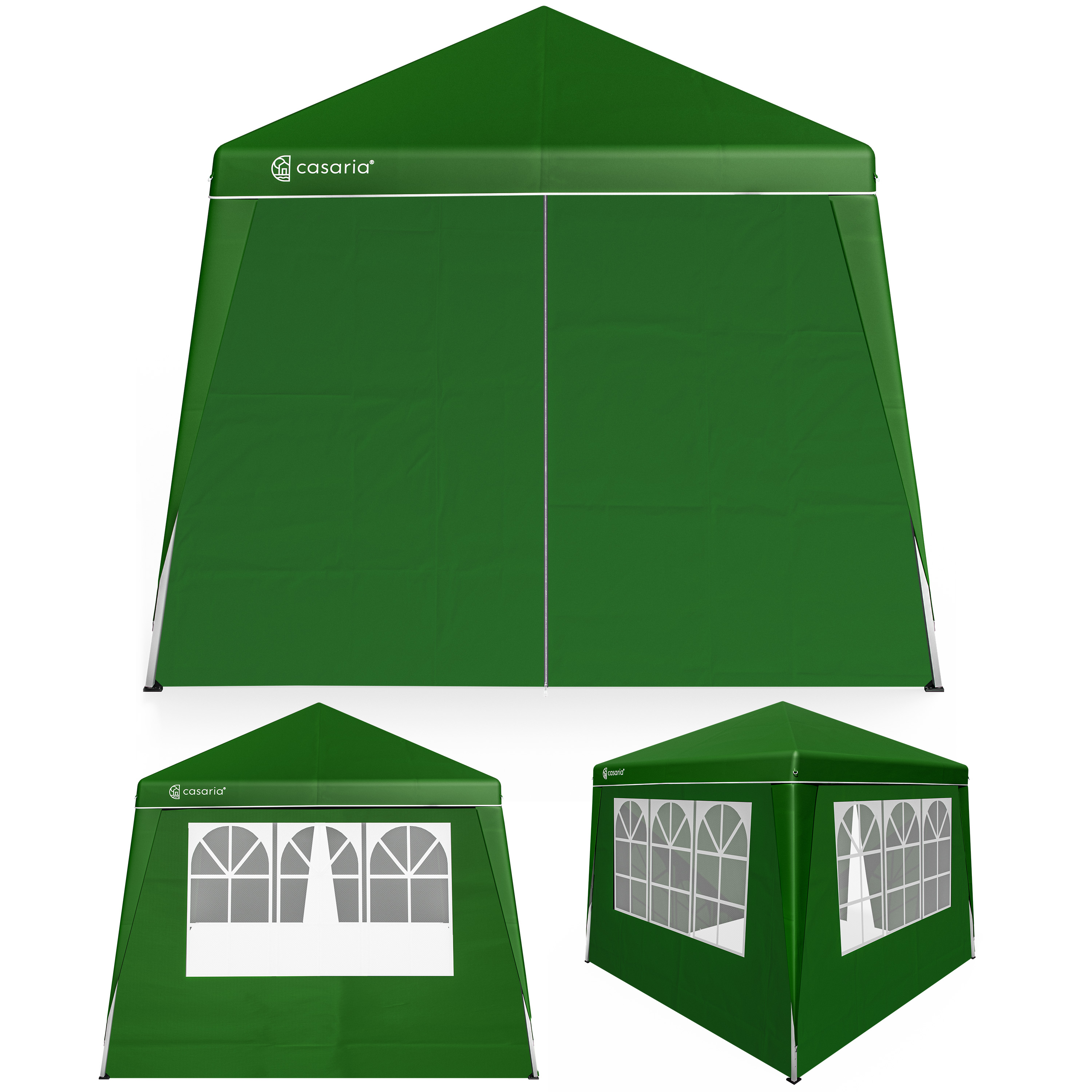 Faltpavillon Capri Grün 3x3m inkl 4 Seitenwänden UV-Schutz 50+ Faltpavillon Capri Grün 3x3m inkl 4 Seitenwänden UV-Schutz 50+