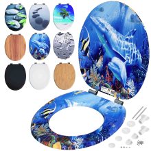 Toilettensitz Sealife mit Absenkautomatik Toilettensitz Sealife mit Absenkautomatik