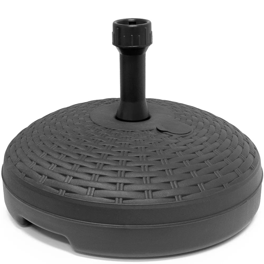 Schirmständer Anthrazit Polyrattan Optik Ø45cm Schirmständer Anthrazit Polyrattan Optik Ø45cm