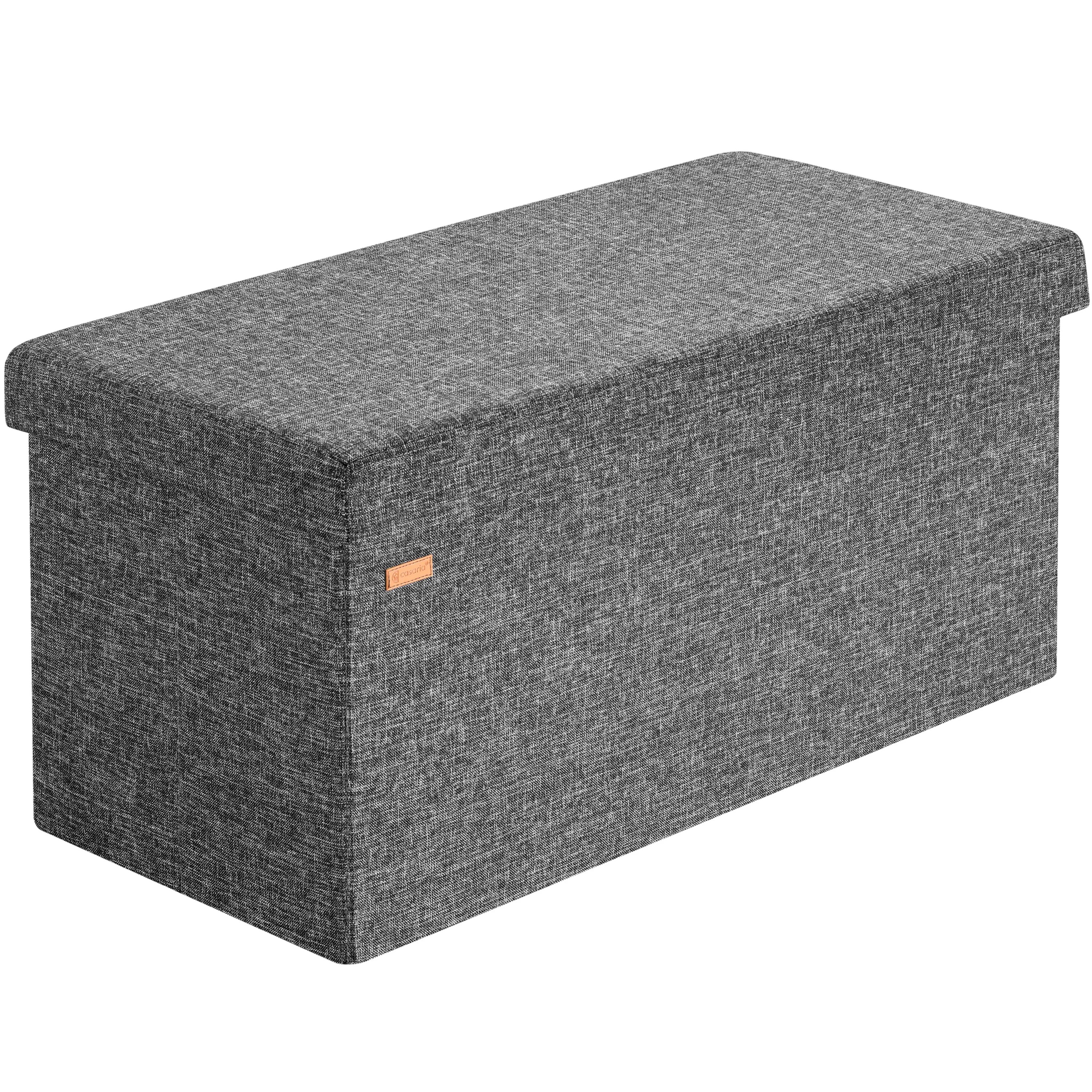 Sitzbank Dunkelgrau 80x40x40cm MDF faltbar Sitzbank Dunkelgrau 80x40x40cm MDF faltbar