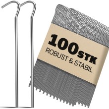 Heringe 100er-Set Stahl Ø3,5mm verzinkt Heringe 100er-Set Stahl Ø3,5mm verzinkt
