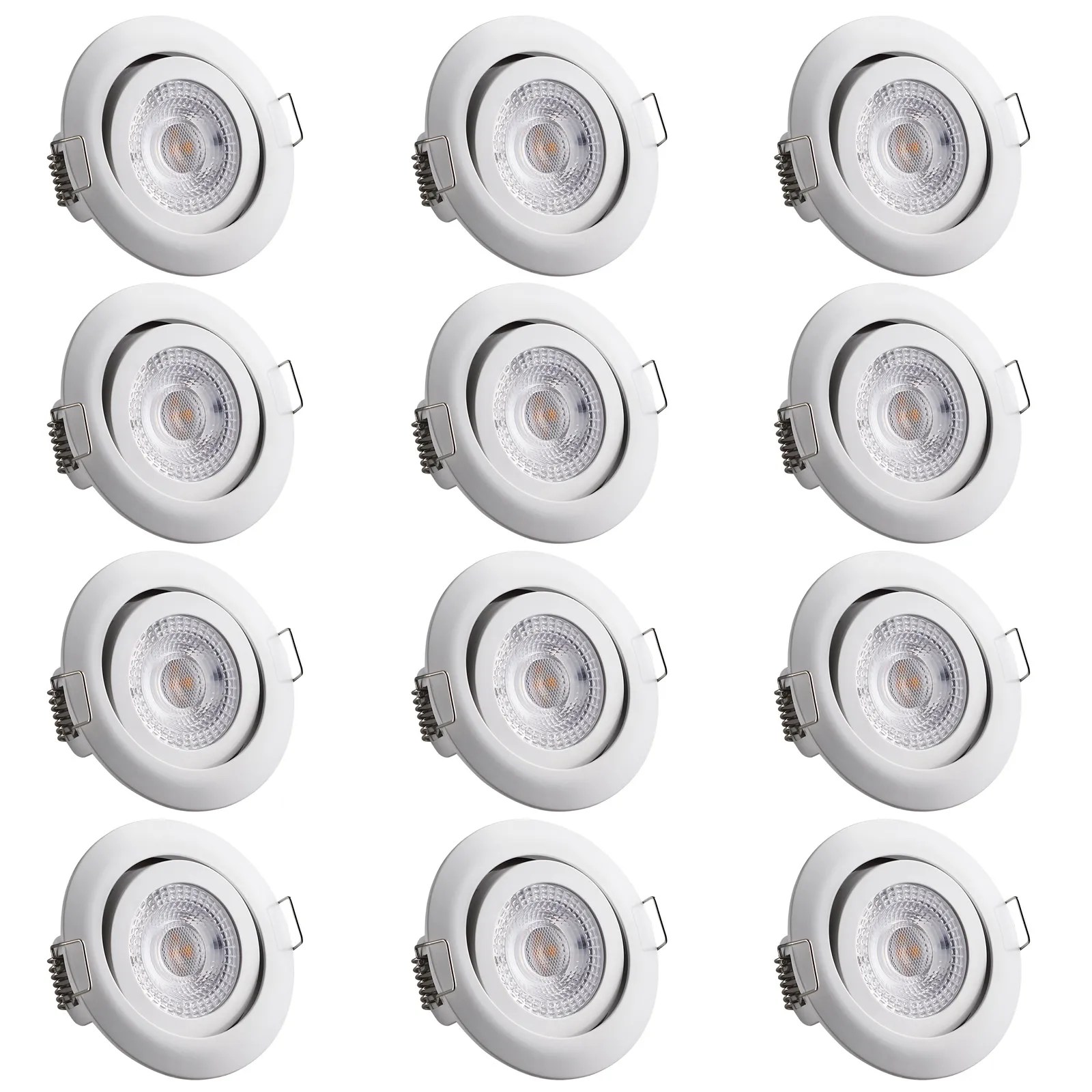 LED Einbauleuchte Krog 12er-Set Weiß LED Einbauleuchte Krog 12er-Set Weiß