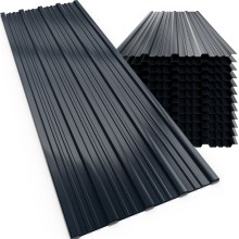 Trapezblech 28er-Set Anthrazit 110x46cm Trapezblech 28er-Set Anthrazit 110x46cm