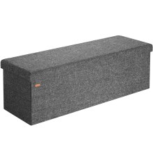 Sitzbank Dunkelgrau 115x38x38cm mit Stauraum faltbar Sitzbank Dunkelgrau 115x38x38cm mit Stauraum faltbar