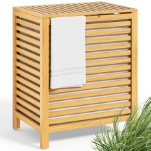 Wäschekorb Bambus 62L Wäschesack herausnehmbar Wäschekorb Bambus 62L Wäschesack herausnehmbar